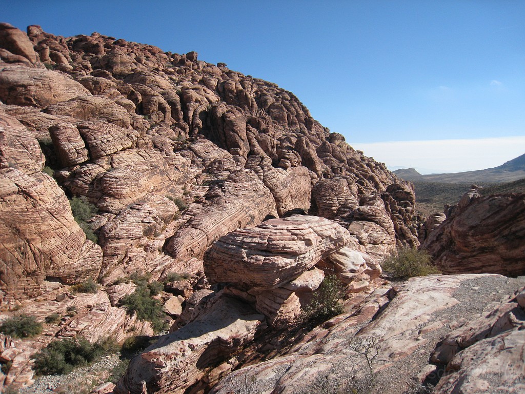 Las Vegas 2010 - Red Rock 0411.JPG - The 2010 Las Vegas Fire - Ice and Sweat Tour. Half Marathon, Red Rock Canyon, Casinos, Valley of Fire.... and buffets!
